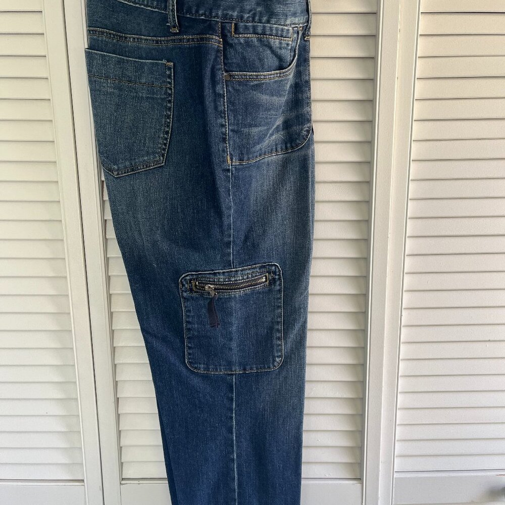Simply Vera Denim Cargo Crop/Ankle Pant, Size 12, NWOT